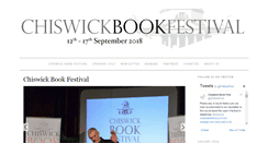 Desktop Screenshot of chiswickbookfestival.net