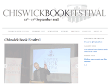 Tablet Screenshot of chiswickbookfestival.net